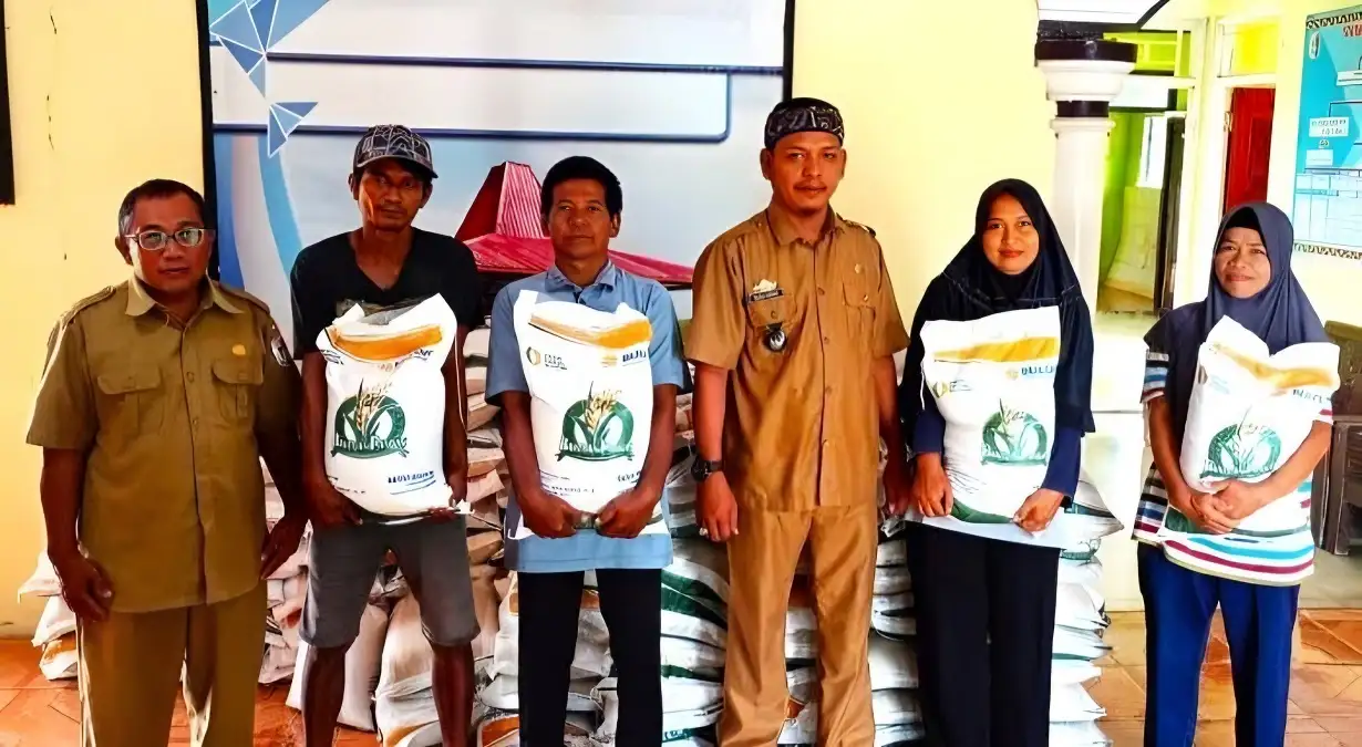 Bantuan Beras BPNT Disalurkan ke 144 Petambak Bumi Dipasena Jaya untuk Perkuat Ketahanan Pangan