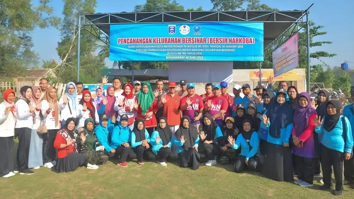 Canangkan Program Bersih Narkoba Pemkot Metro Ajak Kelurahan Banjarsari dan Rejomulyo Bergerak Bersama