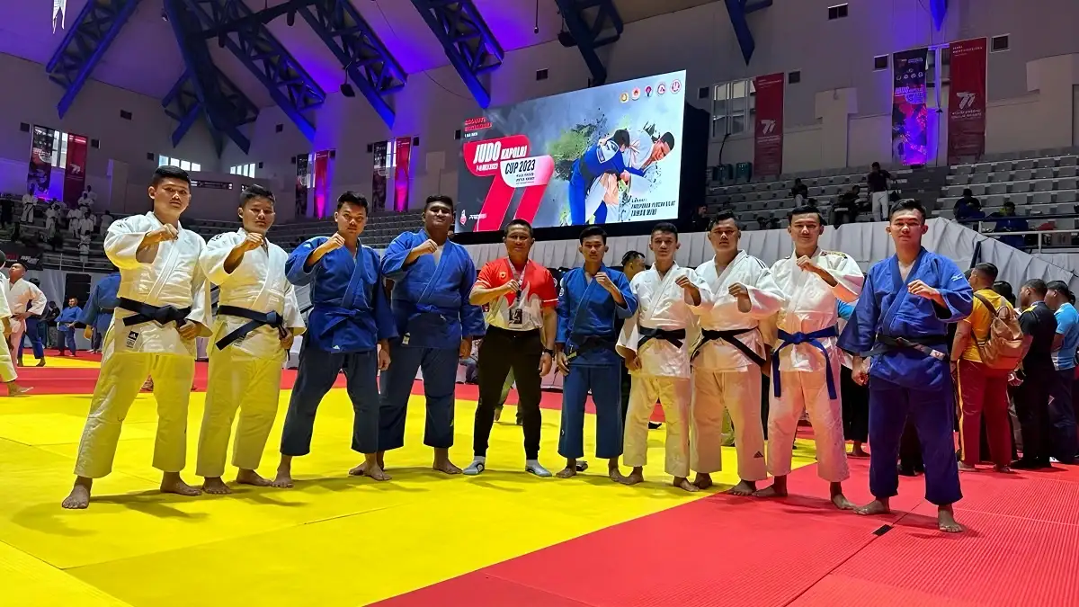 Tim Pejudo Polda Lampung Meraih Medali Perunggu di Kejurnas Judo Kapolri Cup 2023 di Jakarta