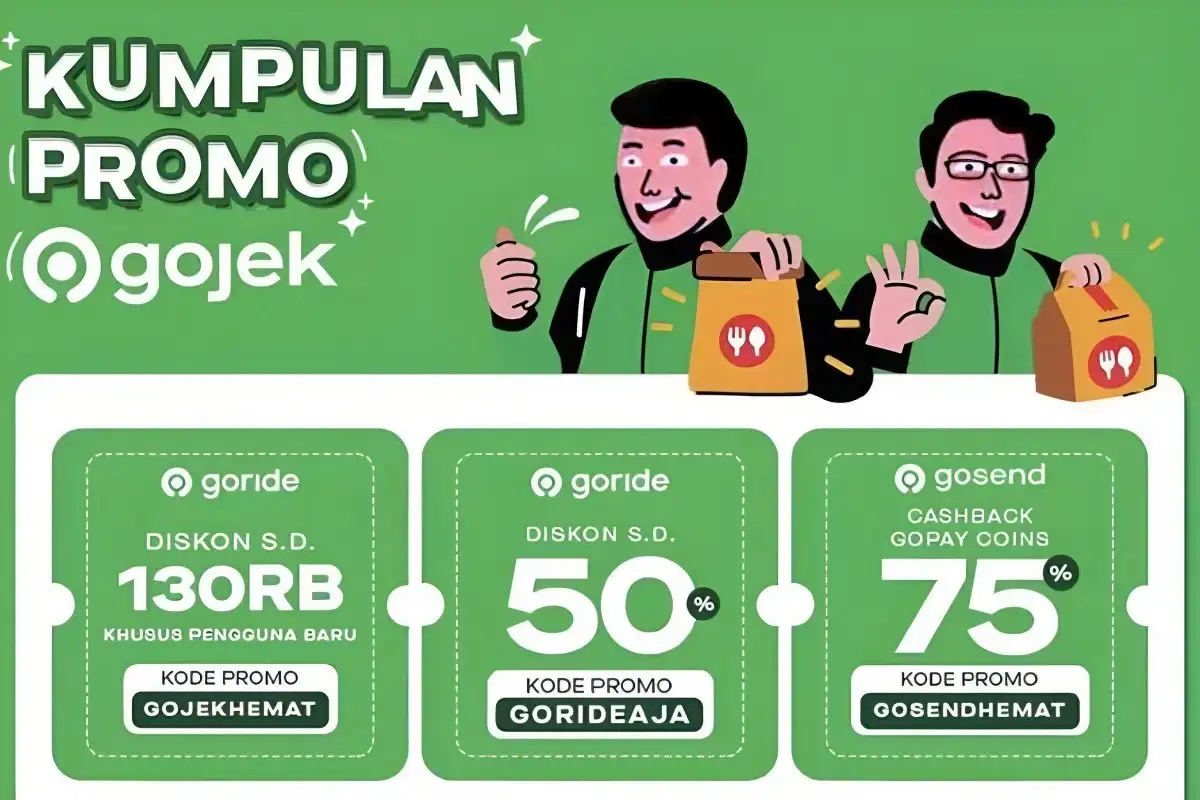 BARU! 10 Kode Promo GOJEK Hari Ini, Selasa 8 Agustus 2023 Nikmati Diskon ekstra 50 persen pesan GoRide