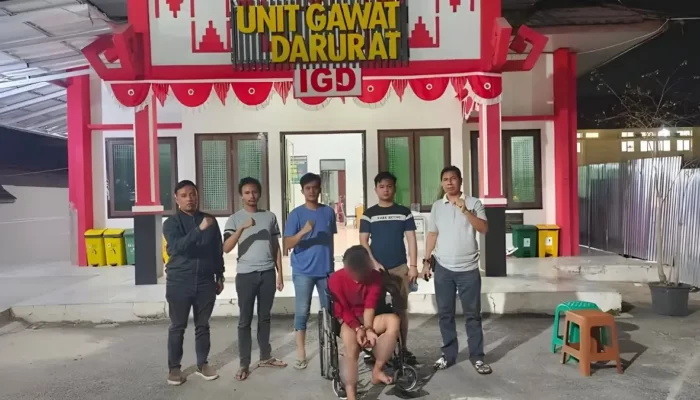 Pemuda Terluka oleh Tembakan Polisi Saat Menonton Organ Tunggal setelah Mencuri Motor Shogun di Cipadang, Way Lima Pesawaran
