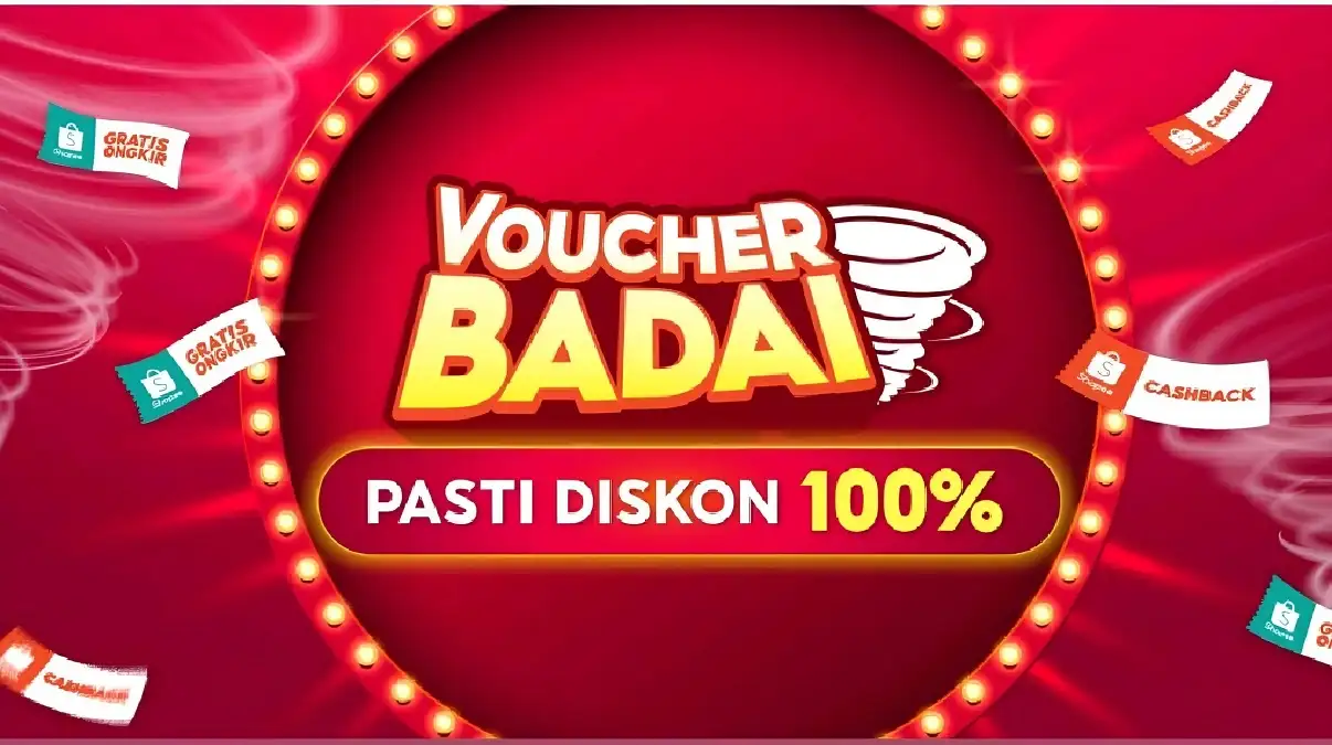 MONCER! Jawaban Kode Voucher Badai Shopee 7 Agustus 2023 kuis berhadiah diskon belanja hingga 100 persen