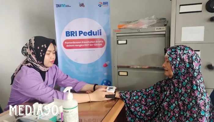 Semarak HUT ke-128 BRI: Pemeriksaan Kesehatan Gratis di Kantor Cabang Telukbetung