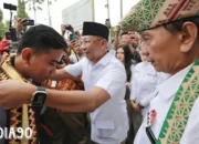 Ketua DPD Gerindra Lampung, Rahmat Mirzani Djausal, Sambut Hangat Kedatangan Cawapres Gibran Rakabuming Raka di Bandara Raden Inten II