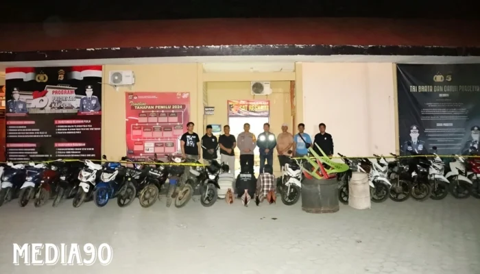 Operasi Penyergapan Sabung Ayam: Polres Pesisir Barat Berhasil Meringkus Tiga Terduga Pelaku, Sita 25 Motor sebagai Barang Bukti