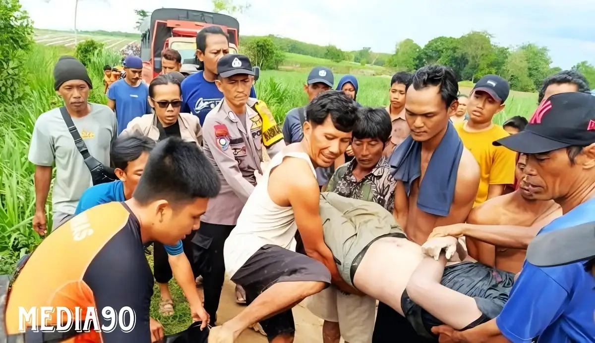 Terseret Sungai Kalimiring Wonokerto Tulangbawang Barat, Remaja Asal Menggala Selatan ini Ditemukan Meninggal