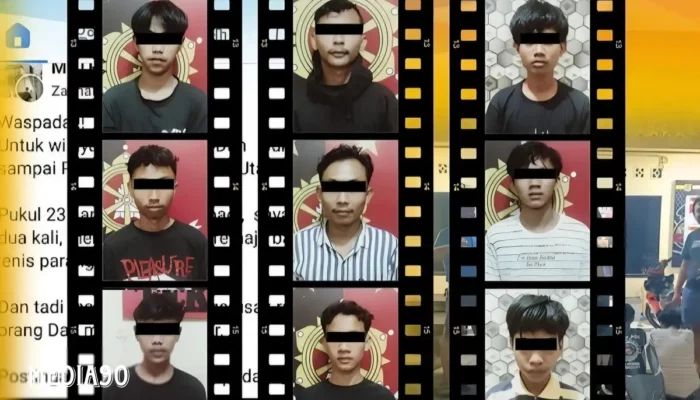 Operasi Polisi Berhasil: 11 Remaja Anggota Gangster Penjahat Motor Ditangkap di Metro Utara
