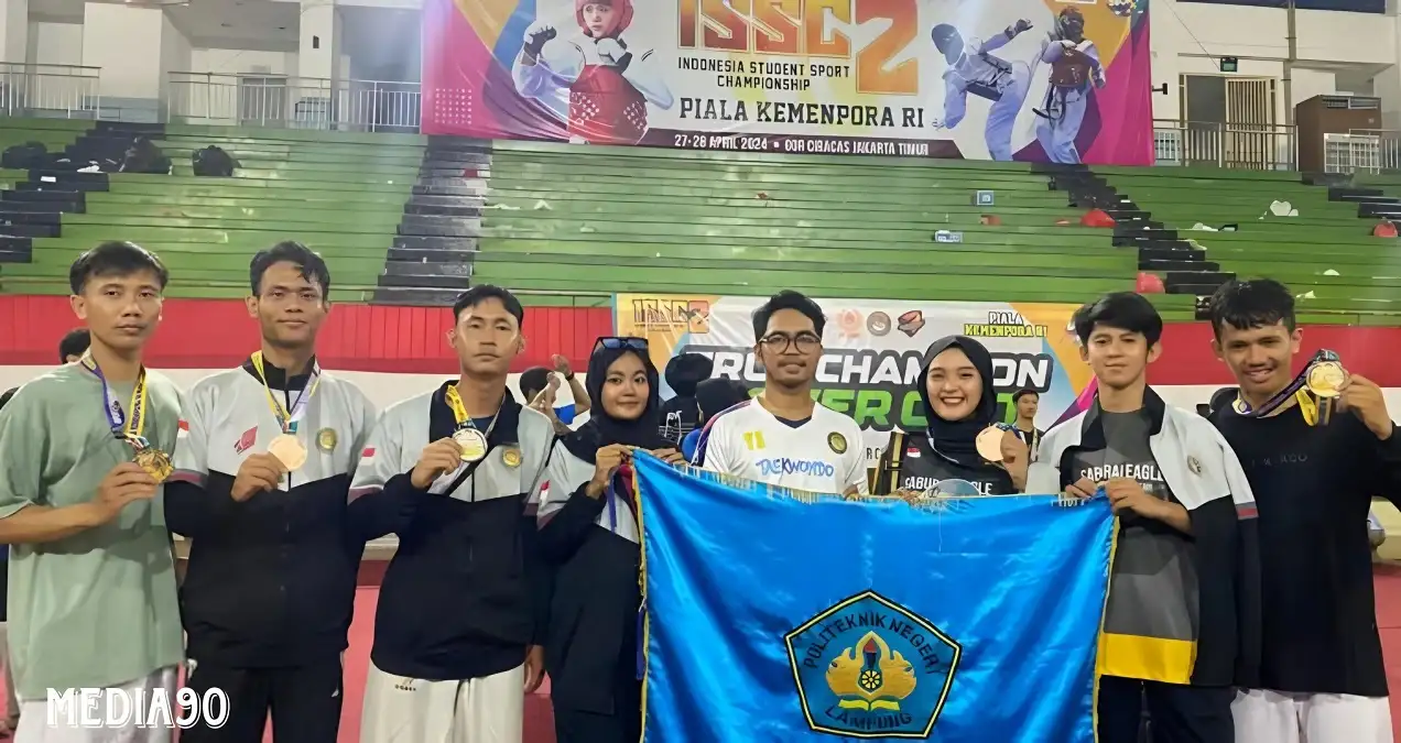 Mahasiswa Polinela Raih Juara di Lomba Indonesian Student Sport Champion 2 Piala Kemenpora