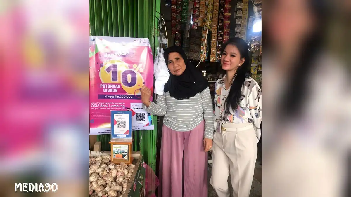 Program Manjau Pasar Bank Lampung Hadir di Pasar Panjang