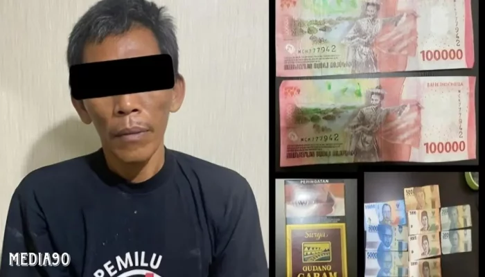 Pria Paruh Baya dari Bandar Lampung Ditangkap Polres Metro karena Membeli Rokok dengan Uang Palsu