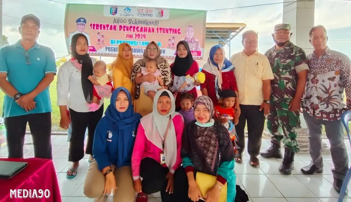 Cegah Stunting, Warga Bumi Dipasana Agung Tulang Bawang Tetap Gelar KISPS di Hari Libur