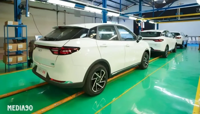 Memulai Era Baru: Neta Perdana Produksi Mobil Listrik Lokal V-II di Bekasi