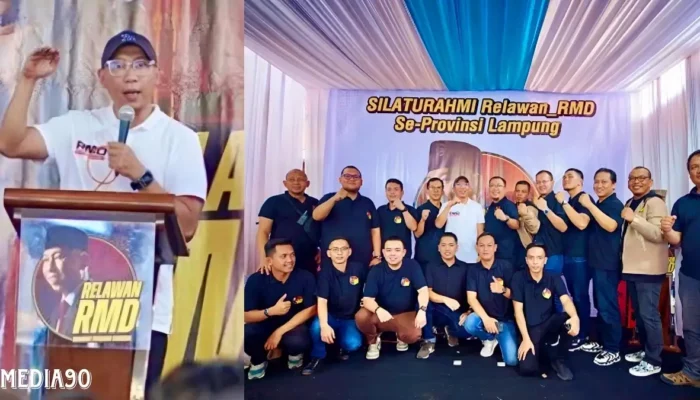 Mirza Siap Jalankan Program Unggulan Prabowo di Lampung dengan Resmikan Rumah Relawan RMD