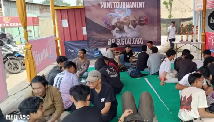 Ratusan Remaja Ikuti Turnamen Mobile Legend Alfa di Sukarame Bandar Lampung untuk Menjaring Gamers Berprestasi di E-Sport