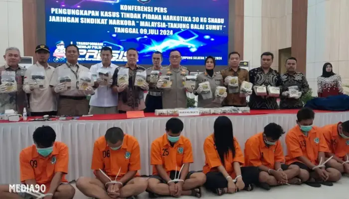 Tangkapan 30 Kg Sabu di Tol Bakauheni Selatan: Polda Lampung Amankan Tujuh Sindikat Jaringan Malaysia