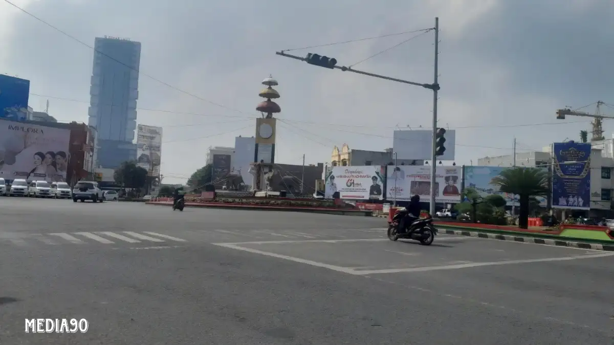 Satlantas Polresta Bandar Lampung Berlakukan Jalur Kanalisasi Kendaraan Menuju Azzahra dan BPK Penabur, ini Rutenya