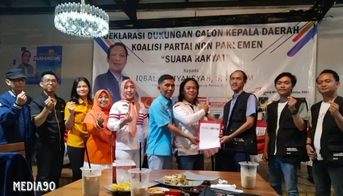 Partai Non Parlemen Bergabung: Deklarasi Dukungan untuk Iqbal Ardiansyah di Pilkada Bandar Lampung 2024