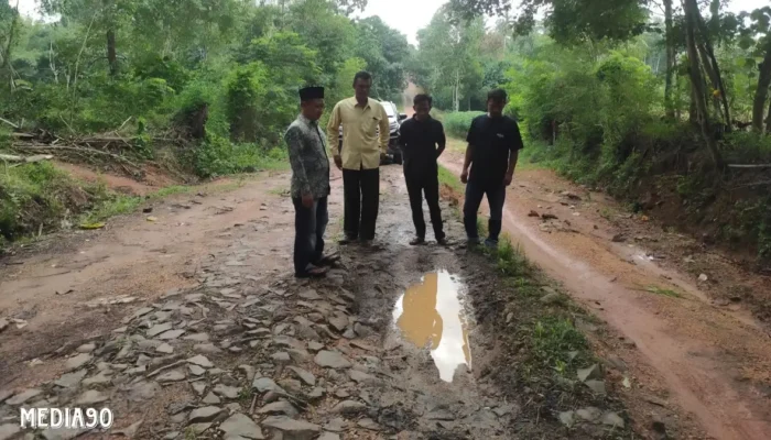 21 Tahun Tidak Diperbaiki, Hamdani DPRD Lampung Selatan Terus Perjuangkan Jalan Penghubung Kertosari dan Wawasan
