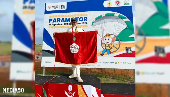 Mahasiswa Universitas Teknokrat Indonesia Sabet Medali Perak di Cabor Paramotor PON XXI 2024