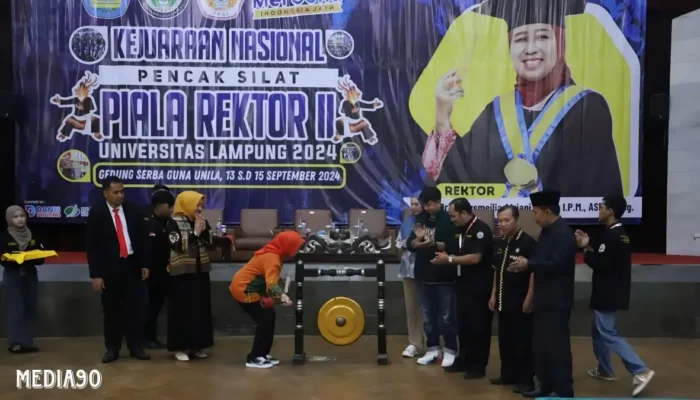 Ratusan Pesilat Indonesia Berlaga di Kejurnas Piala Rektor II Unila 2024
