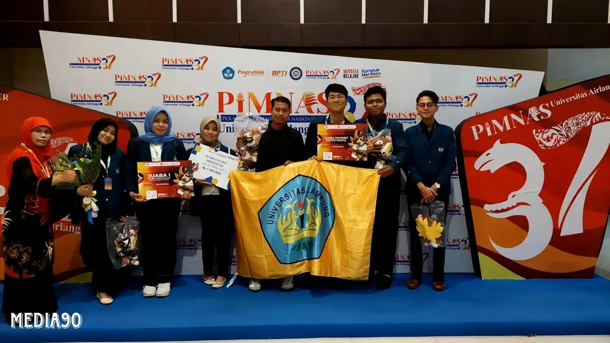 Aplikasikan HiCo Wujudkan Indonesia Bebas Korupsi, Tim Mahasiswa Unila ini Raih Penghargaan Favorit di Pimnas ke-37