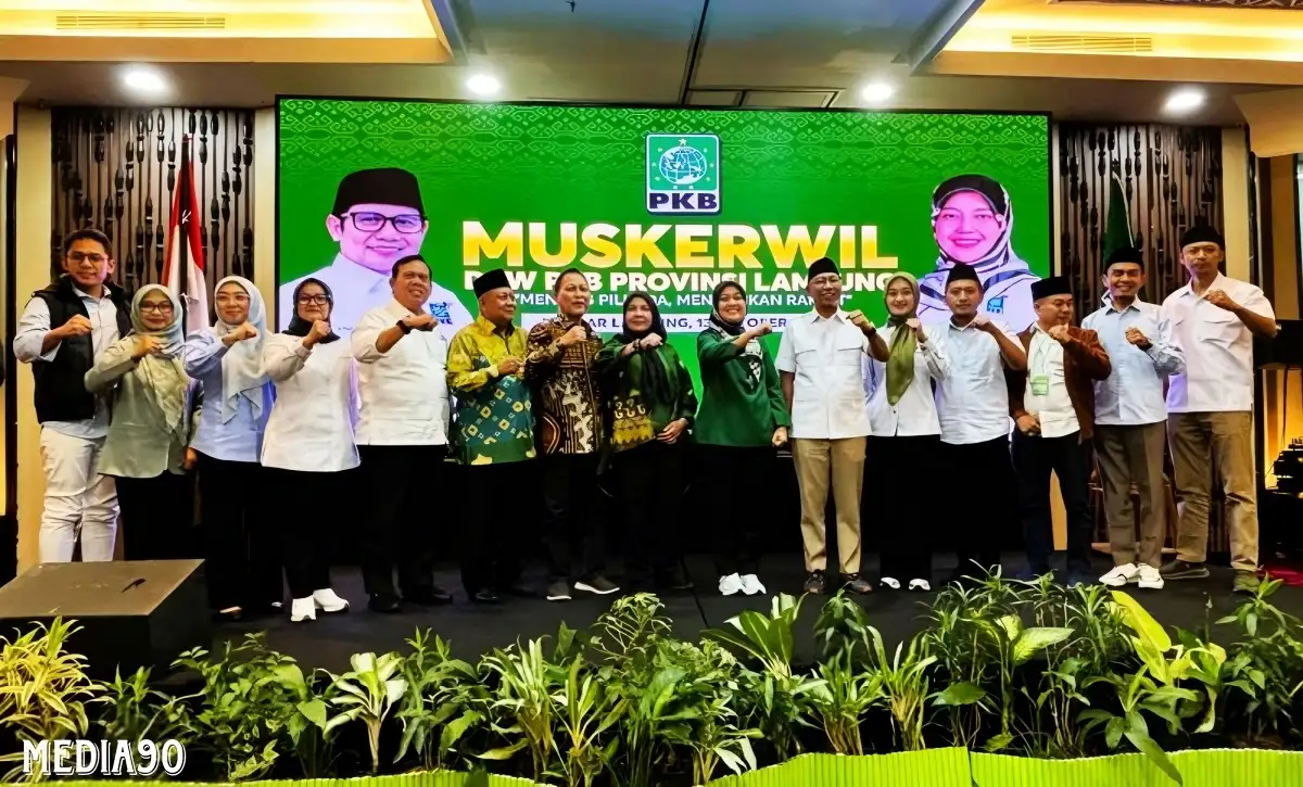 Hadiri Muskerwil DPW PKB Lampung, Cagub Rahmat Mirzani Djausal Ajak Bersama Bangun Lampung