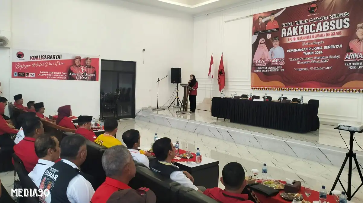 Rakercabsus, Calon Bupati Tanggamus Dewi Handajani Beber Maksimalkan Program Lama di Pilkada 2024
