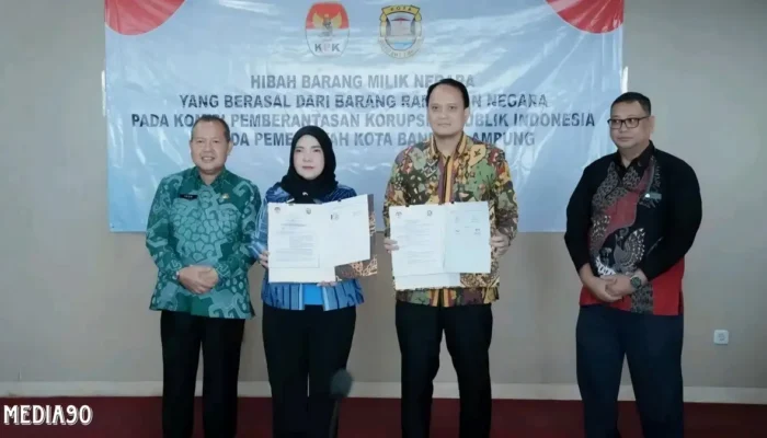 Aset Rp42,9 Miliar dari KPK: Wali Kota Eva Dwiana Syukuri Hibah untuk Tambah PAD Pemkot Bandar Lampung