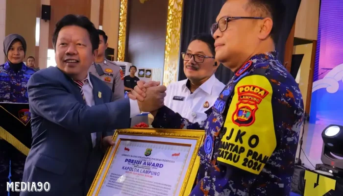Polda Lampung Raih Penghargaan dari KKP dan Lemkapi Usai Ungkap Kasus Penyelundupan Benih Lobster Miliaran Rupiah