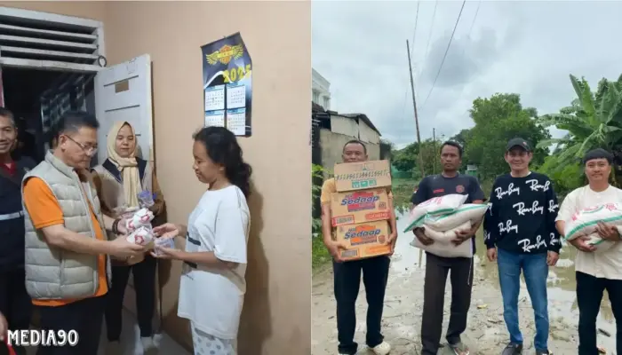 Ibukota Lampung Diterjang Banjir, Fraksi Gerindra DPRD Bergerak Cepat ke Lokasi