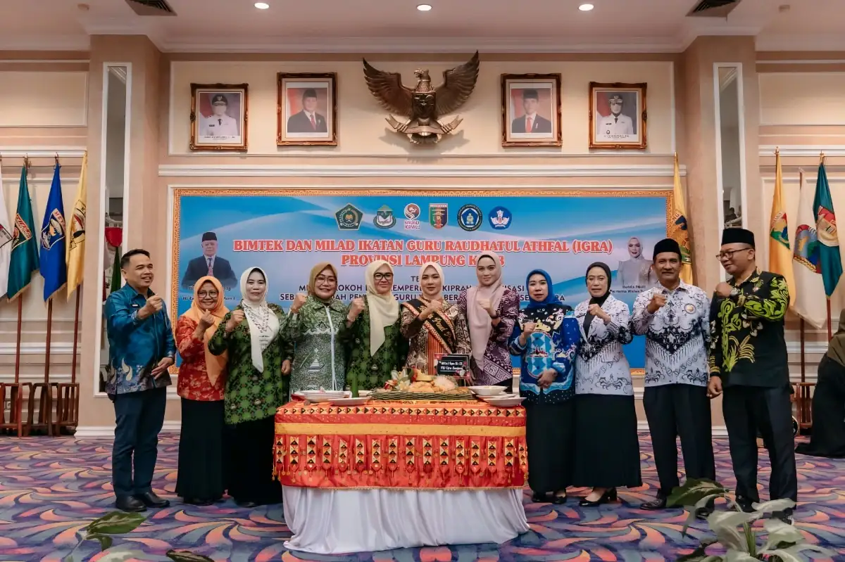 Bunda PAUD Lampung Serukan Kolaborasi Guru RA untuk Wujudkan Generasi Emas 2045