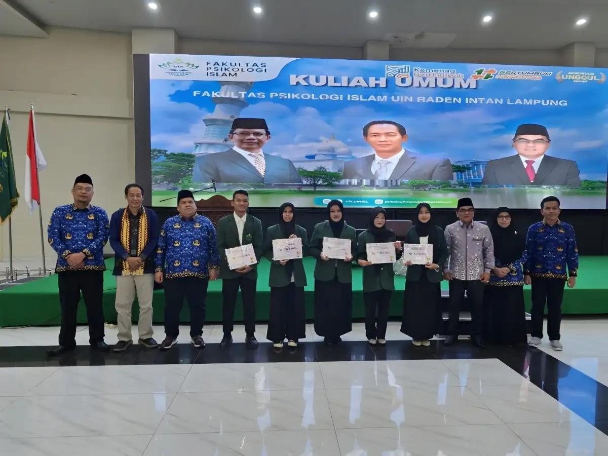 Fakultas Psikologi Islam UIN Raden Intan Lampung Gelar Kuliah Umum Bahas Psikologi Pro Lingkungan