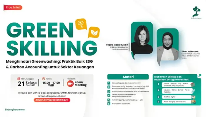 LindungiHutan Dorong Transparansi ESG dan Akuntabilitas Karbon Lewat Green Skilling #26