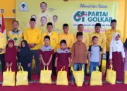 Golkar Lampung Selatan Rayakan HUT ke-61 dengan Pasar Murah dan Santunan Anak Yatim