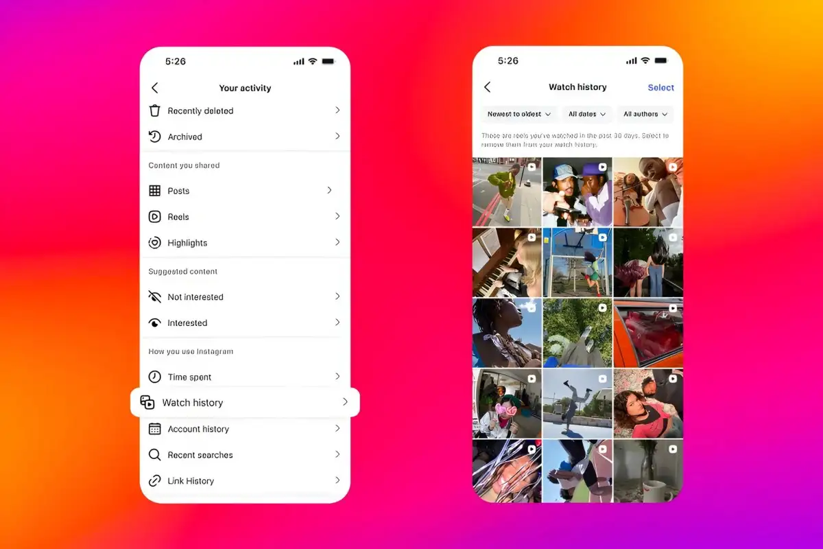 Instagram Hadirkan Fitur Watch History, Kini Bisa Lihat Riwayat Tontonan Reels