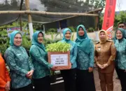 Canangkan Desa Tapis, Ketua TP PKK Lampung Kagum Hasil Pertanian Lampung Barat