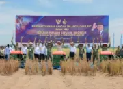 Menhan Dorong Lampung Jadi Pusat Swasembada Kedelai Nasional, Panen Perdana Capai 4 Ton per Hektare