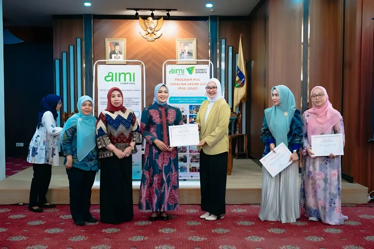 Sedekade AIMI Lampung, Ketua TP PKK Ajak Ibu-Ibu Wujudkan Generasi Sehat Lewat Gizi Seimbang dan ASI Eksklusif