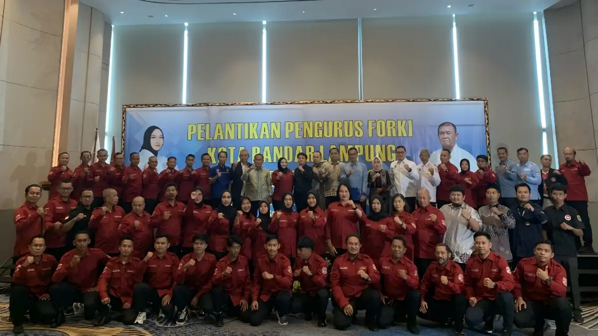 Usai Dilantik, Forki Bandar Lampung Langsung Tancap Gas Perkuat Pembinaan Demi Target Juara Umum Porprov