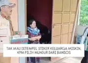 Warga Penerima Bansos di Kepahiang Mengundurkan Diri Karena Tembok Rumah Dipasang Stiker “Keluarga Miskin”