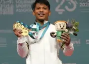Atlet Angkat Besi Lampung Muhammad Husni Borong Tiga Emas di ISG 2025 Arab Saudi