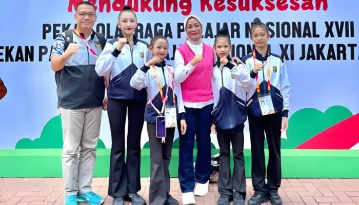 Atlet Senam Ritmik Lampung Sumbang Emas Perdana di Popnas 2025