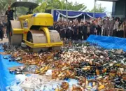 Bea Cukai Sumbagbar Catat Kinerja Gemilang, Musnahkan Barang Ilegal Rp74,95 Miliar di Lampung dan Bengkulu