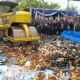 Bea Cukai Sumbagbar Musnahkan Barang Ilegal Senilai Rp74,95 Miliar di Lampung