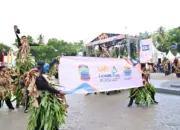 HUT ke-69 Lampung Selatan Berlangsung Megah, Pawai Akbar Budaya Pecahkan Rekor MURI Lewat 1.500 Penari Tuping