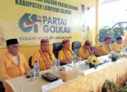 Hanan A. Razak Gelar Temu Kader Golkar Lampung Selatan, Tegaskan Pentingnya Soliditas Partai