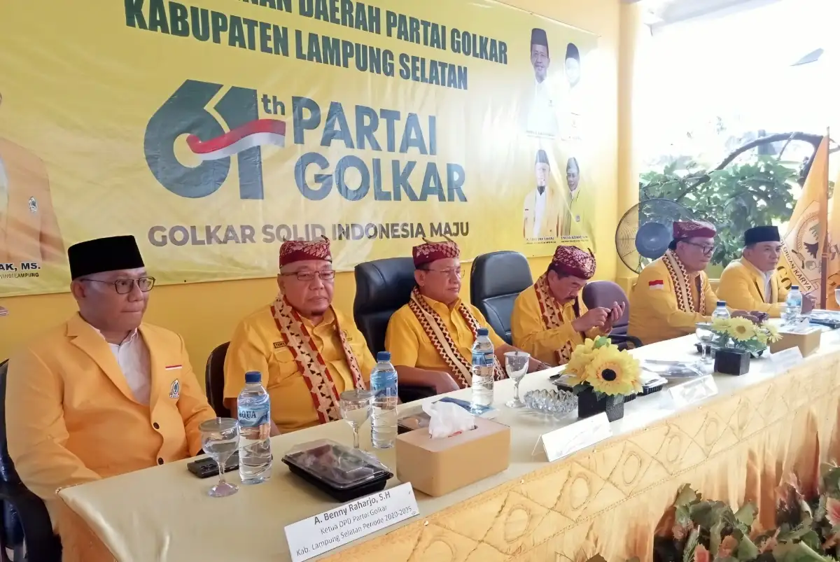 Hanan A. Razak Ajak Kader Golkar Lampung Selatan Jaga Soliditas