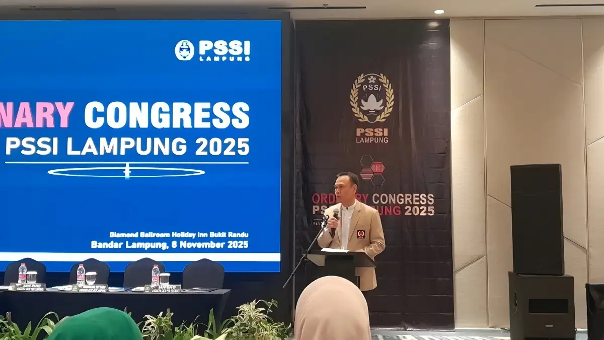Ketua KONI Lampung Dorong Pembaharuan Sepak Bola Lewat Kongres PSSI 2025