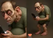Ngeri! Inilah Prediksi Tubuh Manusia Tahun 2050 Jika Terus Mager dan Kecanduan Gadget