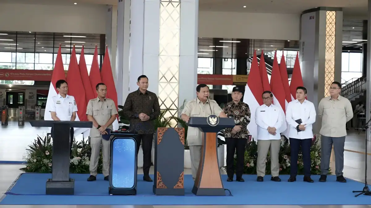 Presiden Prabowo Resmikan Stasiun Tanah Abang, PTPP Tegaskan Dukungan untuk Transportasi Publik Modern